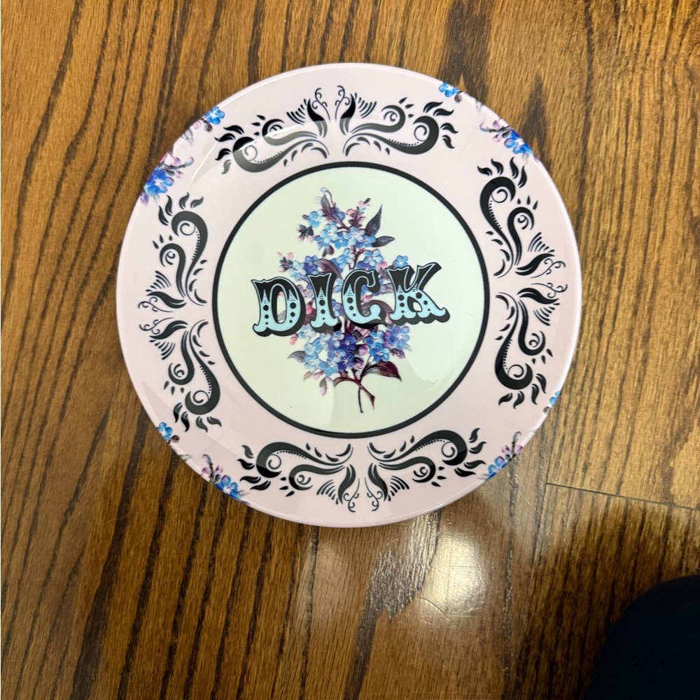 Decorative Plate “dick” brand new in box